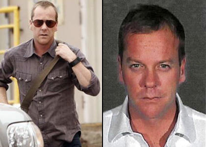 Keifer Sutherland may have found out that it doesn't pay to drink 